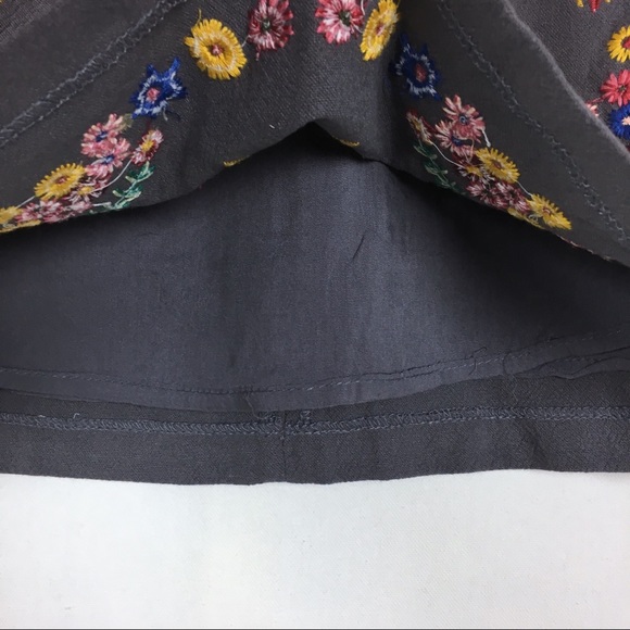 Umgee Mini Skirt Embroidered - Picture 3 of 6